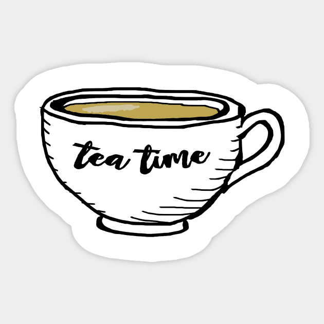 Tea Time Sticker by akachayy